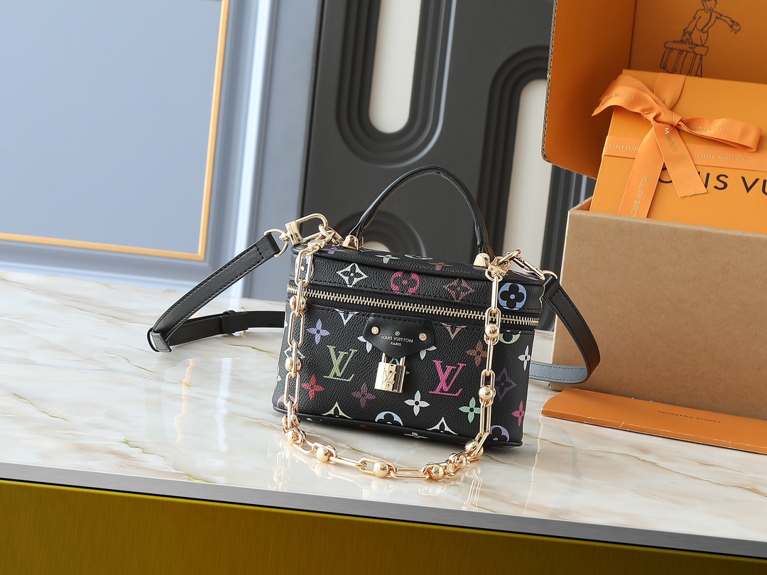 LV Classic Handbag Monogram Canvas Model M23943 Adjustable Strap Street
